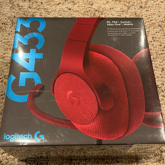 Logitech Headphones Logitech G433 7 Wired Surround Gaming Headset